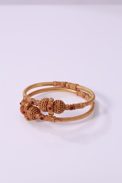 Chettinad Honey Bee Gold Bangle