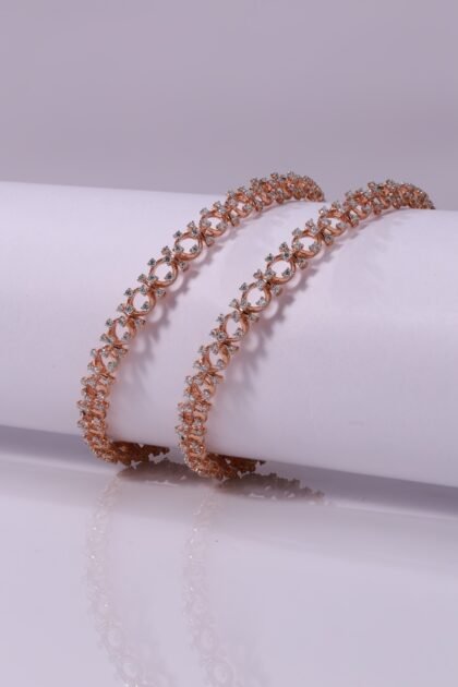 Diamond Gold Bangle